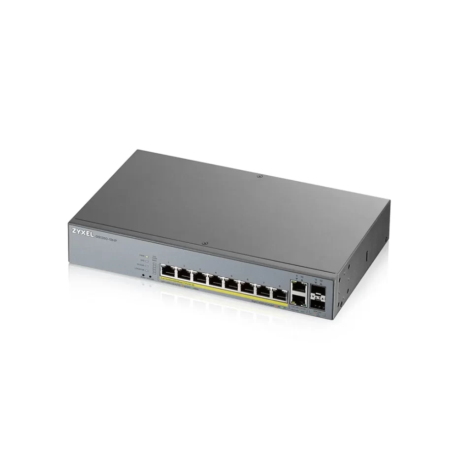 GS1350-12HP-EU0101F (Smart L2 Gigabit NebulaFlex Video Surveillance)