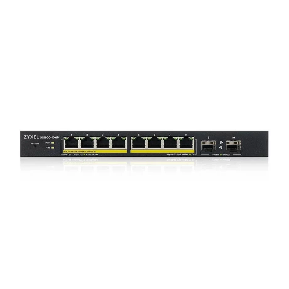 GS1900-10HP-EU0102F (Smart L2 Gigabit)