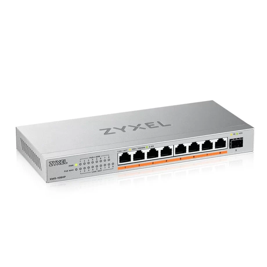 XMG-108HP-EU0101F (Unmanaged Multigigabit)